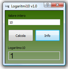 Logaritmi logaritmi di Giuseppe Sottile - giux C\C++