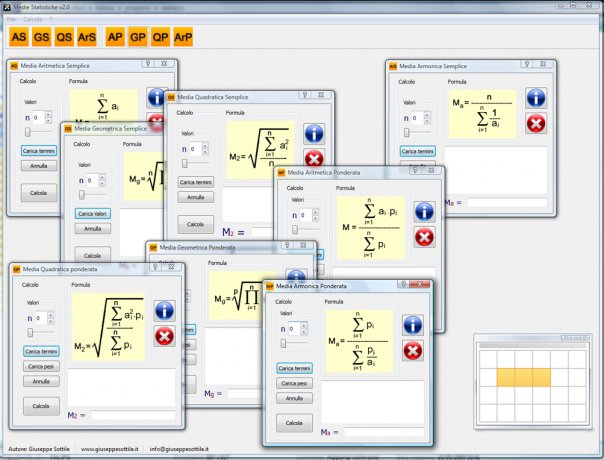 Medie Statistiche medie statistiche di Giuseppe Sottile - giux C\C++